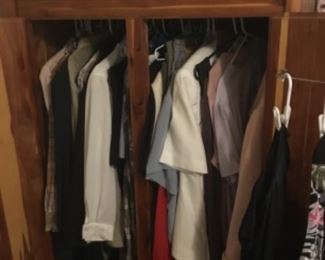 Nice brand name clothing in Vinrage cedar chest - most are size 12-14 but some larger sizes too