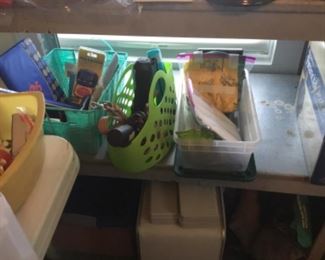 One room full of every kind of item you could possibly need - shelves are full and more!