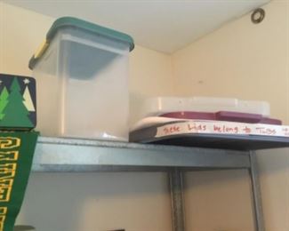 One room full of every kind of item you could possibly need - shelves are full and more!