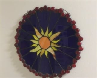 Lovely glass sun in kitchen