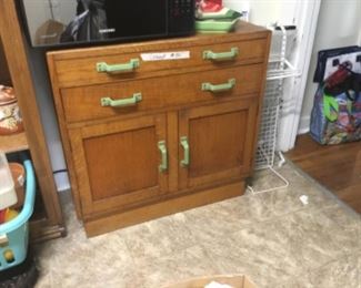 Storage item in kitchen