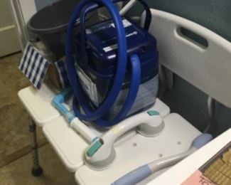 Large size bath chair & removable hand hold