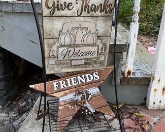 Yard Decor: $3.00-$7.00