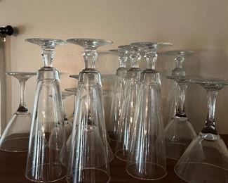 Pilsner  and Martini glasses