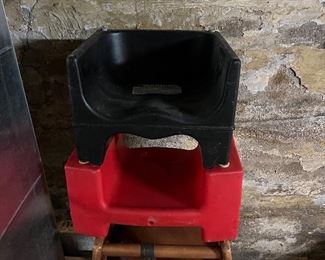 Restaurant booster seats: $15 each