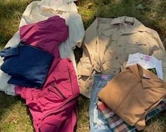 sweat suits, jackets