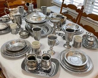 Pewterer Table Setting