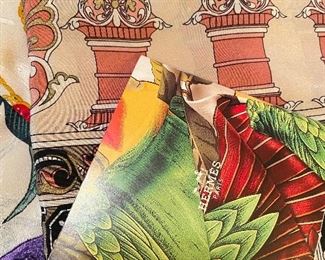 Designer Scarves - hermès, dolce and gabanna, chanel, and lanvin