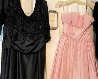 Incredible vintage formal wear and gowns