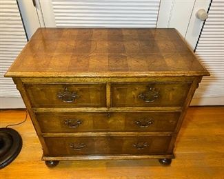 Matching Pair of Georgian Burlwood Chests