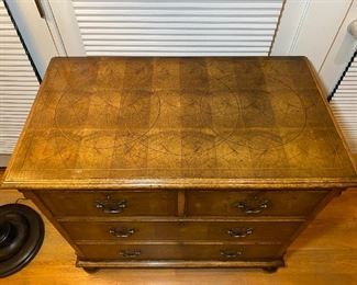 Matching Pair of Georgian Burlwood Chests