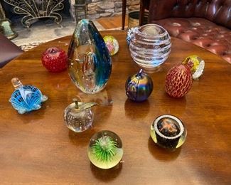 Glass Paperweight Collection