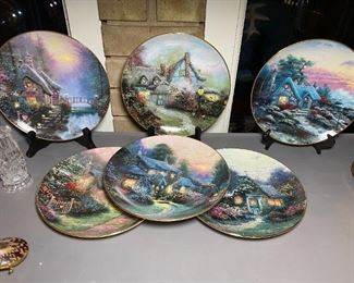 Thomas Kincade Collector Plates