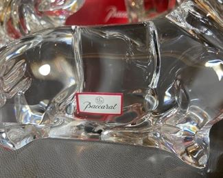 Baccarat Crystal Figures