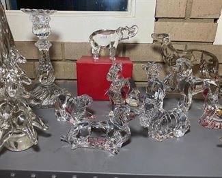 Baccarat Crystal Figures