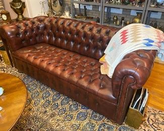 Leather Chesterfield Sofa
