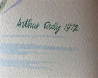 Arthur Cady Original Watercolor