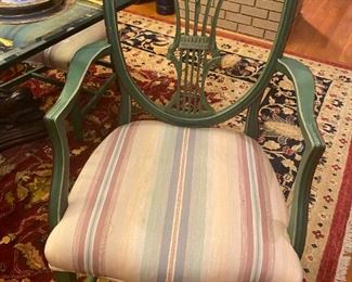 Set of 8 Shield Back Dining Chairs