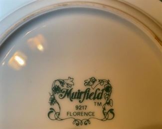 Muirfield China Set