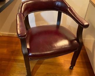 Leather office chair