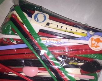 Stir drinks in style with these vintage swizzle sticks.