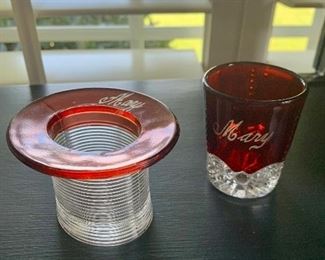 Vintage "Mary" Cup and Shot Glass