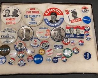 John F Kennedy Presidential  Campaign Buttons