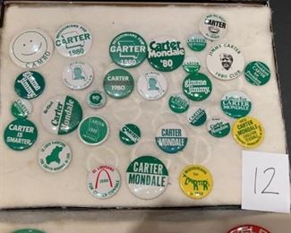 Jimmy Carter Campaign Buttons