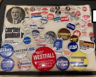 Buzz Westfall St. Louis Campaign Buttons