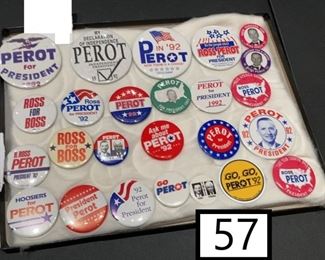 Ross Perot Campaign Buttons