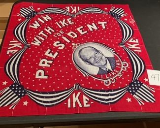 Win with Ike for President Scarf