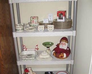 Christmas including Lenox "Holiday" china