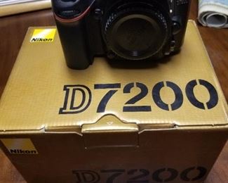 Nikon D7200 DSLR, BODY ONLY
