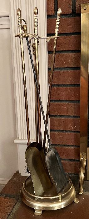 Brass Fireplace Tools