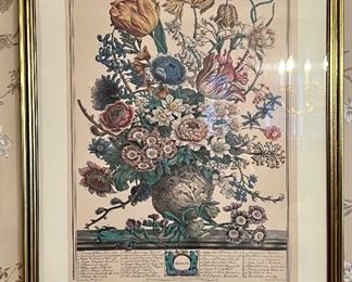 "March" Botanical Print