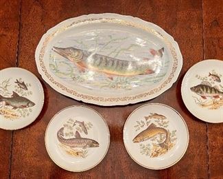 Fish Plates & Platter