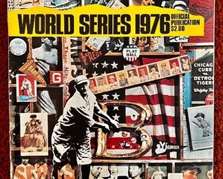 World Series 1976 Program