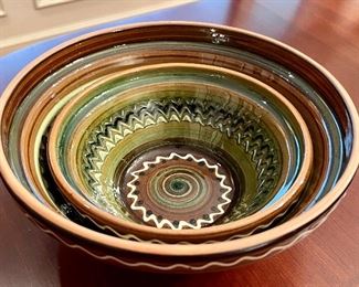 Pottery Nesting Bowls