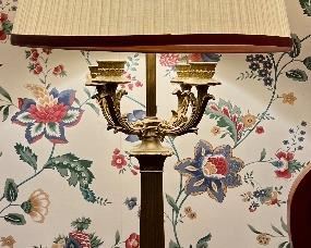 (2) Decorative Lamps with Marble Base