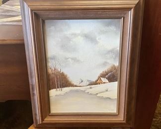 c.1982, Signed Oil on Canvas by PAT ASHBY, 18" x 22"