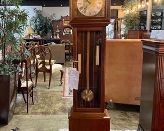 SHARP'S Special Weekend "Treasure" for $299, is a Mid Century Modern, WESTMINSTER Grandfather Clock, Made in Germany (Sold on a first come, first served basis. CASH ONLY on this purchase)