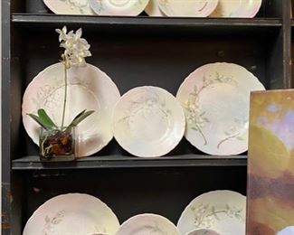 13 Pieces of Hand-Painted Porcelain, by Limoges Artist, Kathryn Smith (b.1926-d.2011) from Chattanooga, TN, each Signed and Dated (many other pieces available) 