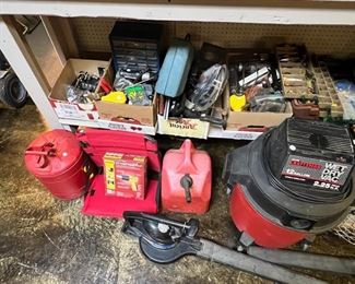 Gas Cans and Wet and Dry Vac