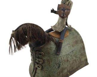 Artistic Donna McLaren Clay Horse Rider
