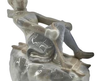 Porcelain Winter Wonderland Musical Decor
