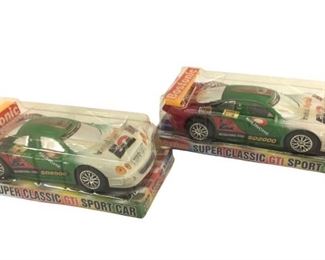 2pc Vintage Oriental Digital Bostonic Car Models

