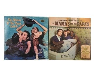 2pc. The Mama's and The Papa's Records
