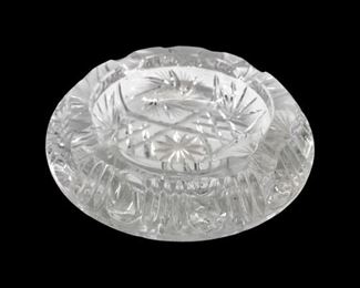 Antique American Brilliant Cut Glass Cigar Tray
