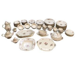 115pc. Classic Rose Rosenthal Porcelain China Set
