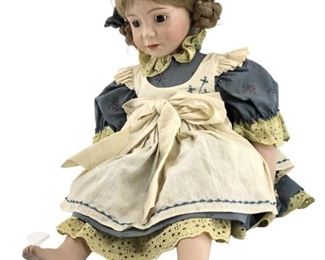 Vintage Handmade Habene Swedish Porcelain Doll
